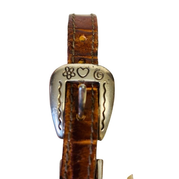 Brighton Women’s Sliver Leather Bracelet adjustable wrist - Picture 5 of 10